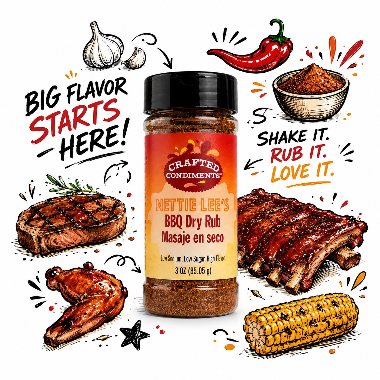 Nettie Lee's Dry Rub